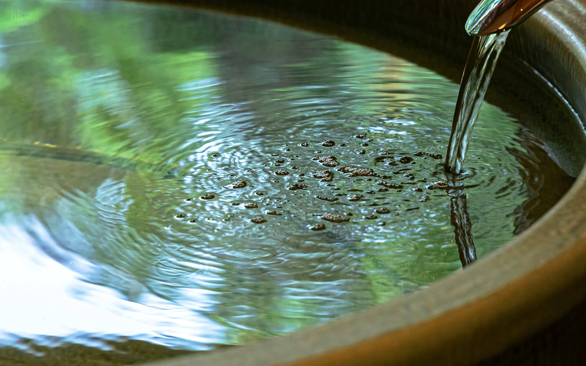 秩父別邸木叢の客室内半露天風呂イメージ