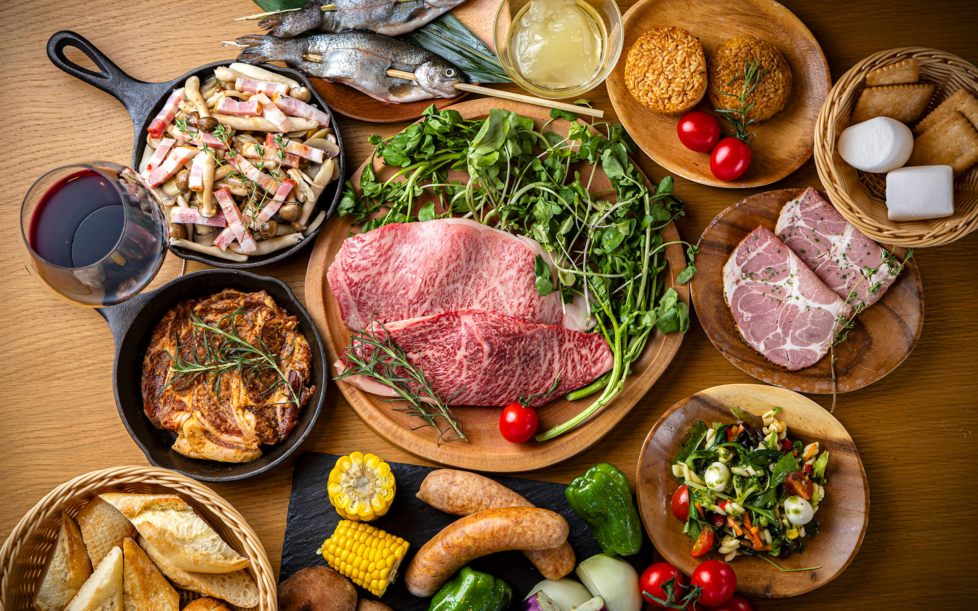 秩父別邸木叢のお食事