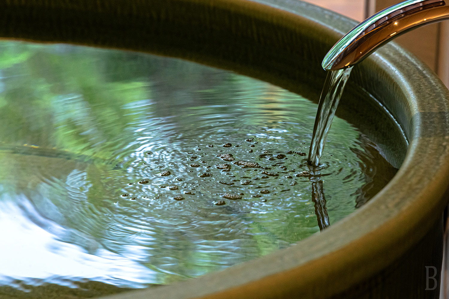 全棟完備の半露天風呂イメージ