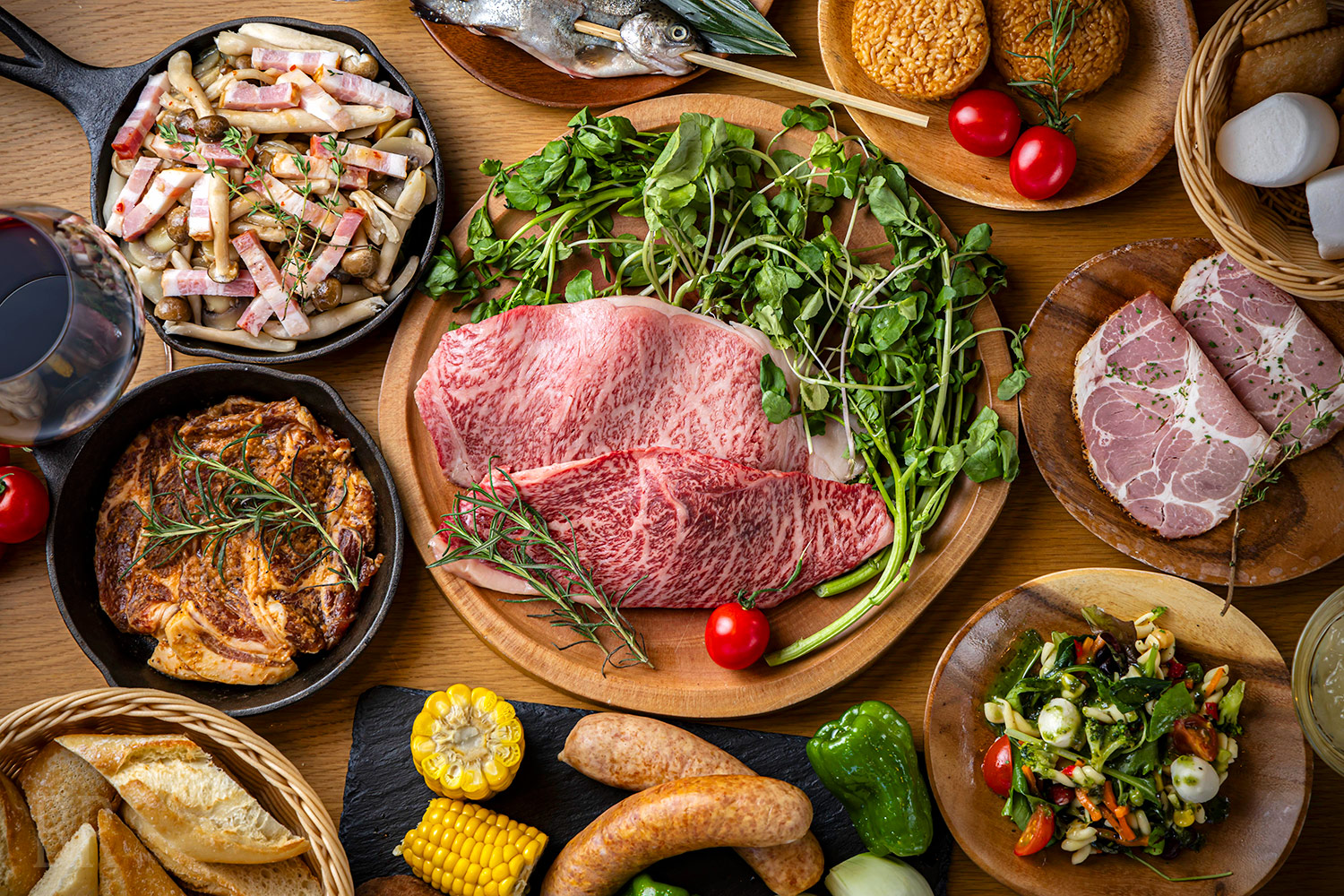 秩父を味わう食の体験「プレミアムBBQ」